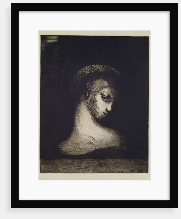 Female Head by Odilon Redon
