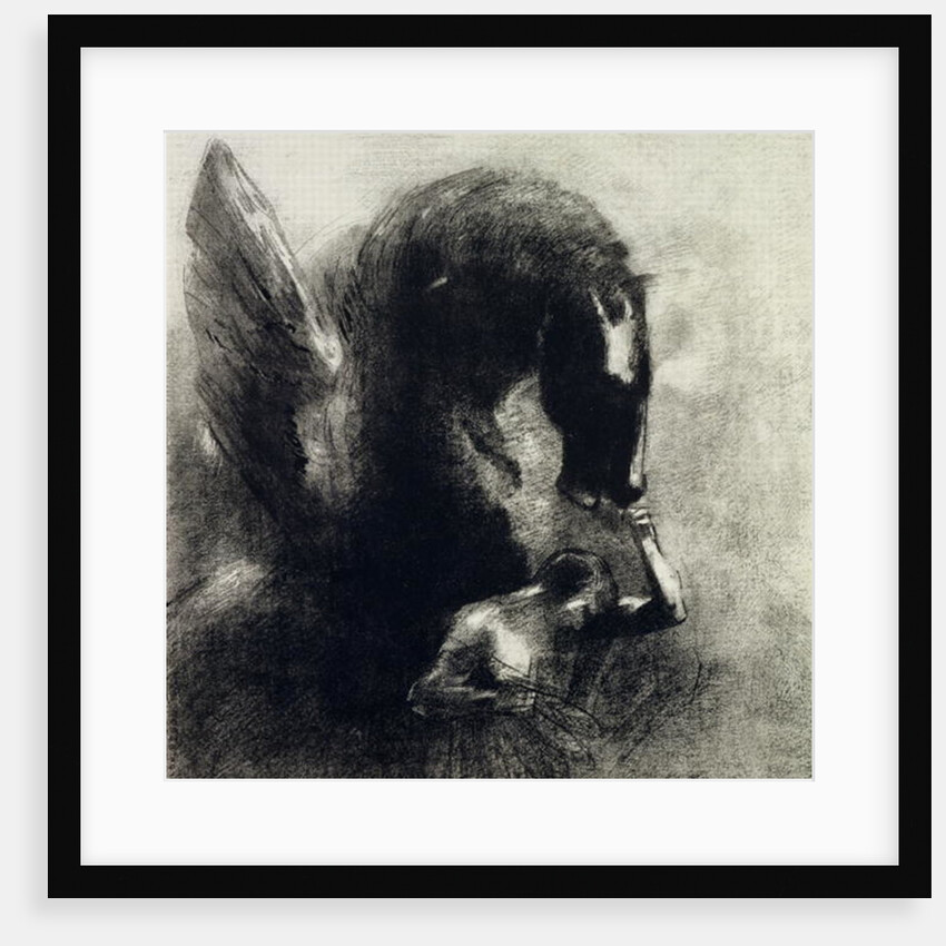 Pegasus by Odilon Redon