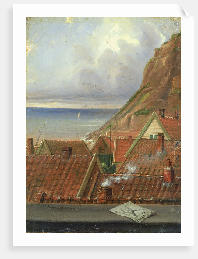 View from a Window of Helgoland by Ernst Willers