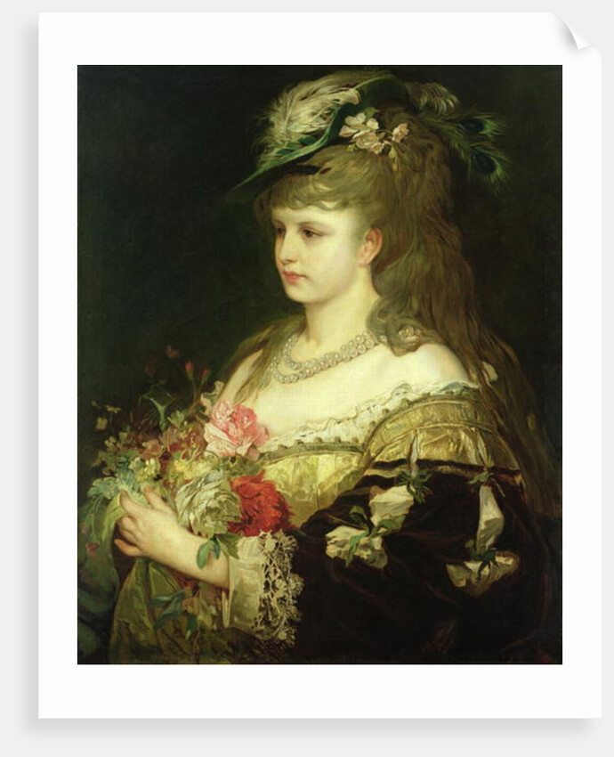 A Young Girl by Hermann Kaulbach