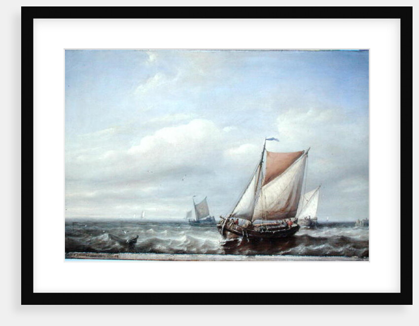 Still Sea in Fine Weather by Paul Jean Clays