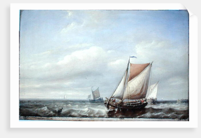 Still Sea in Fine Weather by Paul Jean Clays