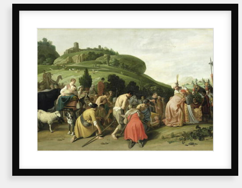 Joseph Receives his Father in Egypt, 1628 by Nicolaes Cornelisz Moeyaert