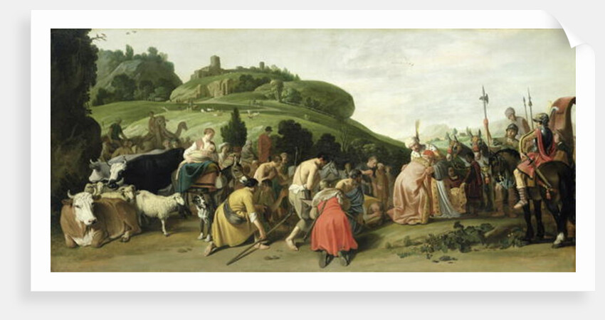 Joseph Receives his Father in Egypt, 1628 by Nicolaes Cornelisz Moeyaert