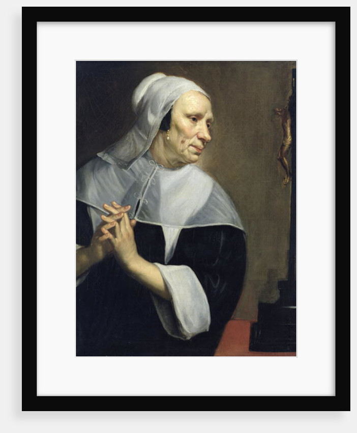 Old Woman Praying by Jacob van Oost