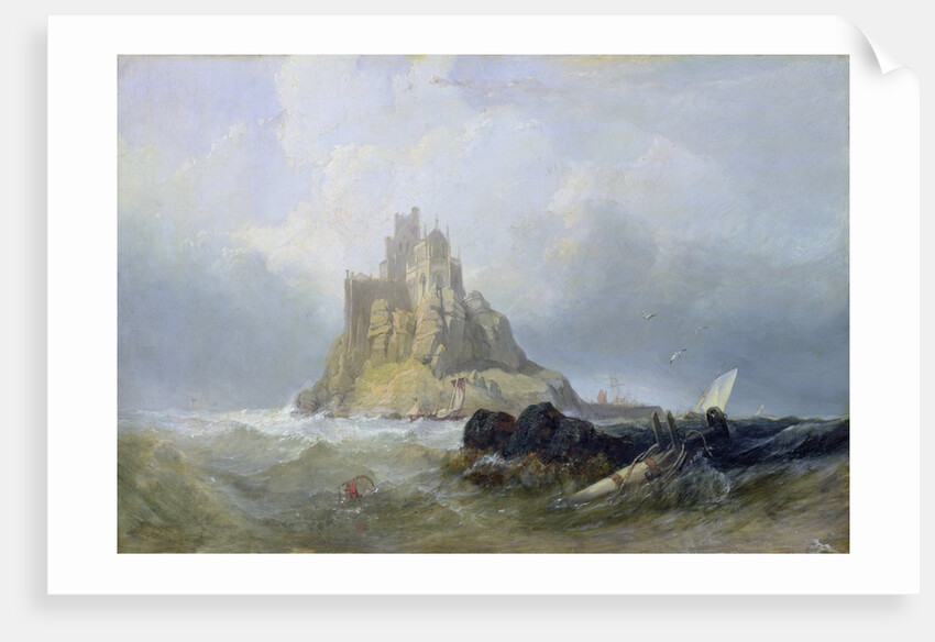 St. Michael's Mount, Cornwall by William Clarkson Stanfield