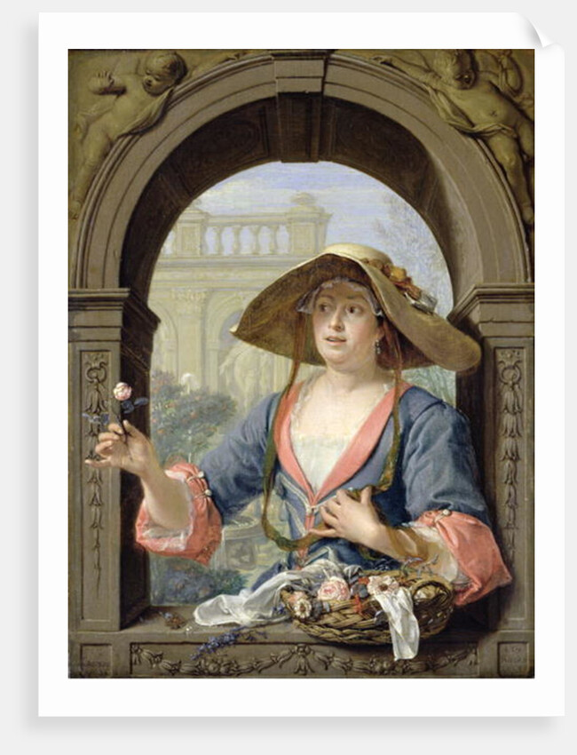 Portrait of the Mistress of the Artist M.C. Cremers by Jacques Ignatius de Roore