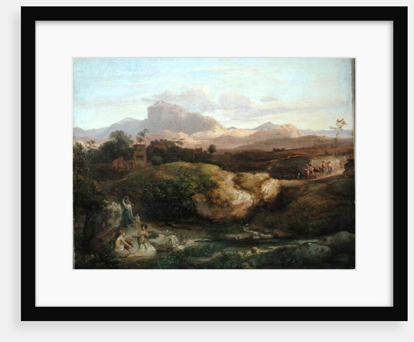 Roman Landscape by Heinrich Dreber