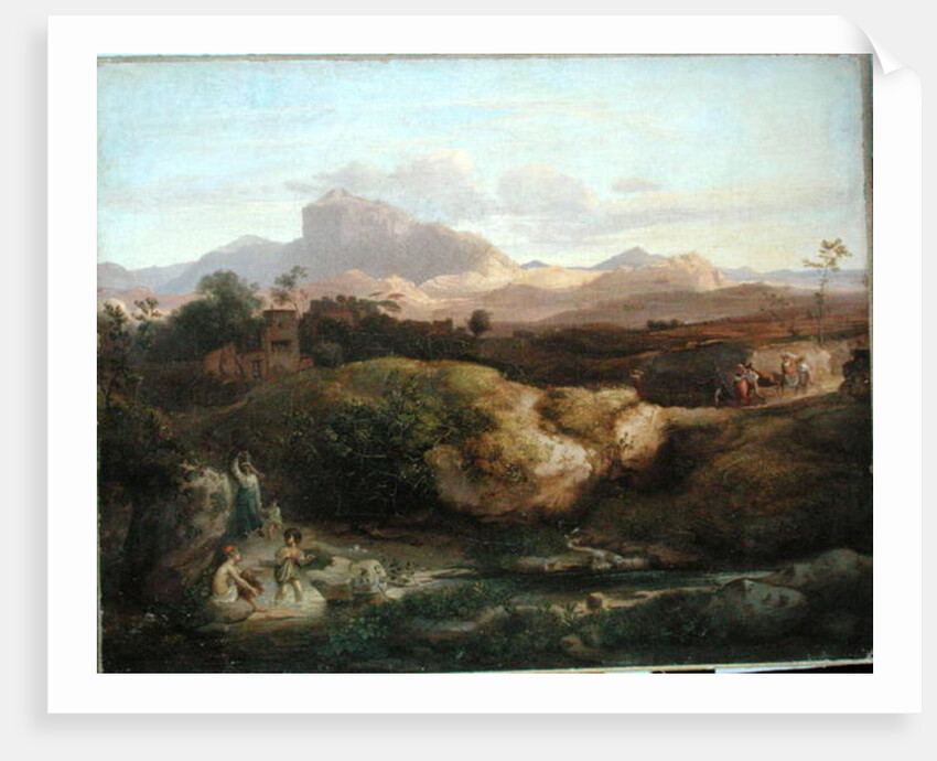 Roman Landscape by Heinrich Dreber