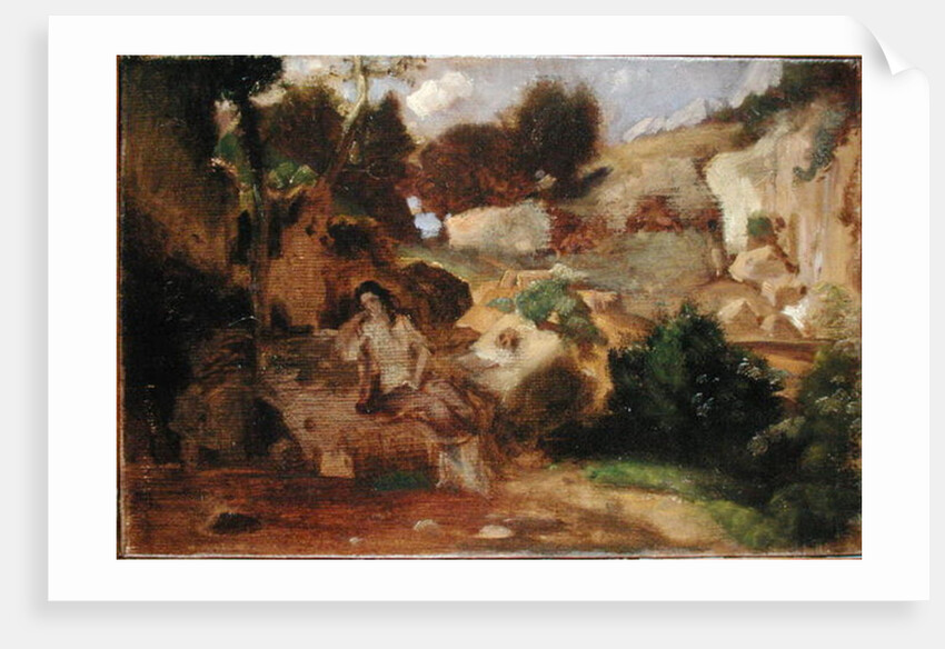Landscape with the Penitent Magdalene by Heinrich Dreber
