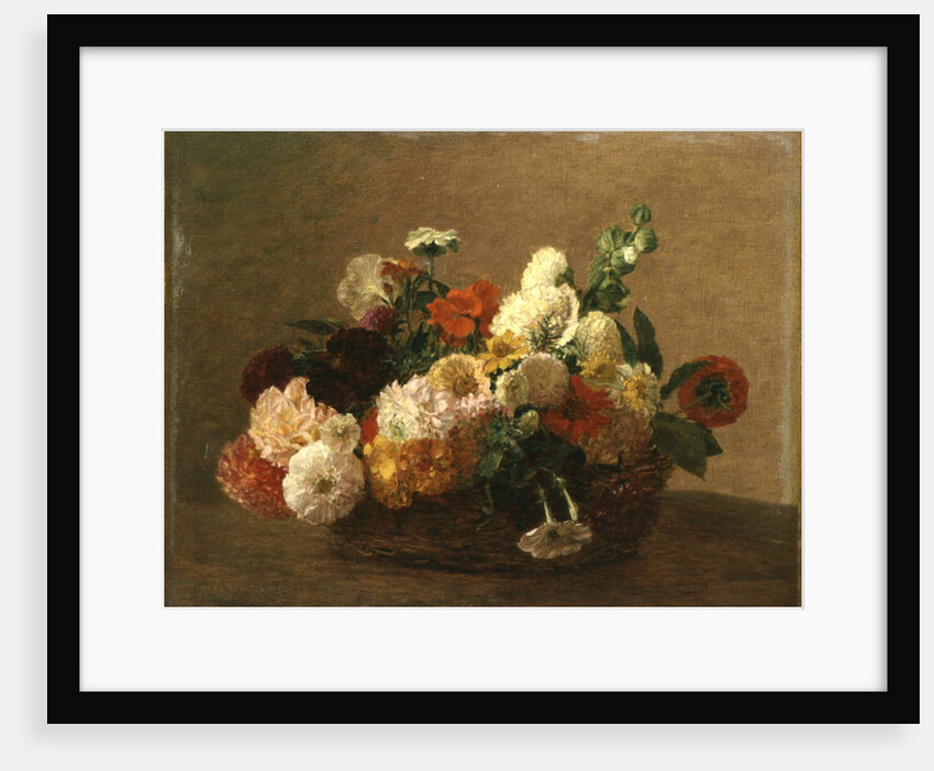Flower Still Life by Ignace Henri Jean Fantin-Latour