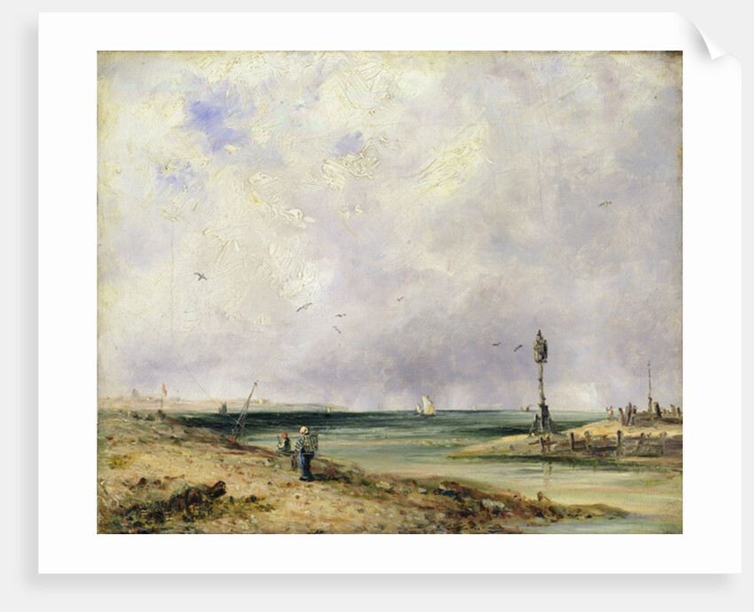 Beach Scene by Richard Parkes Bonington