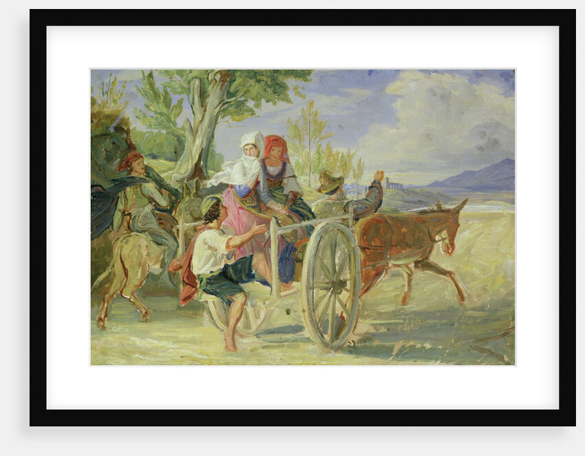 Italian Cart by Rudolph Friedrich Wasmann
