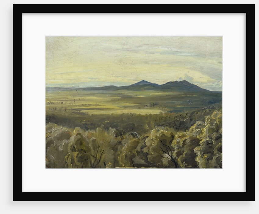 Italian Landscape, 1833 by Rudolph Friedrich Wasmann