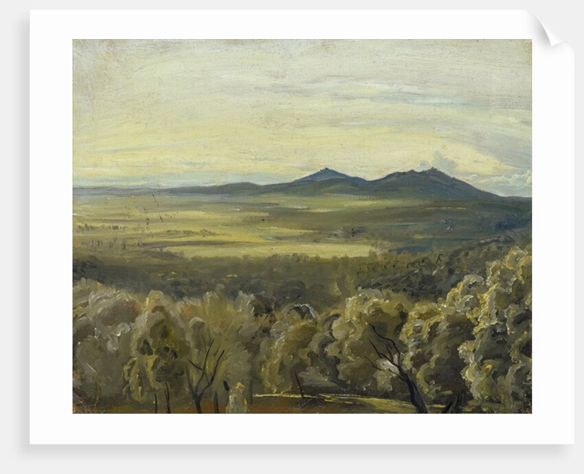 Italian Landscape, 1833 by Rudolph Friedrich Wasmann