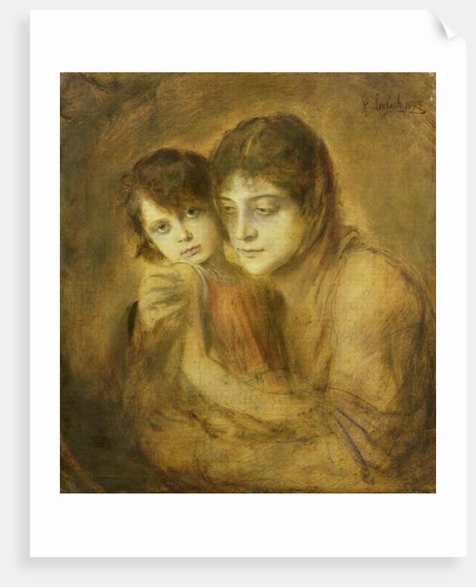 Mother and Child, 1893 by Franz Seraph von Lenbach