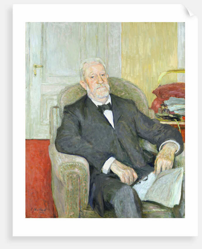 Senator Eduard Wilhelm Ludwig Heinrich Roscher 1913 by Edouard Vuillard