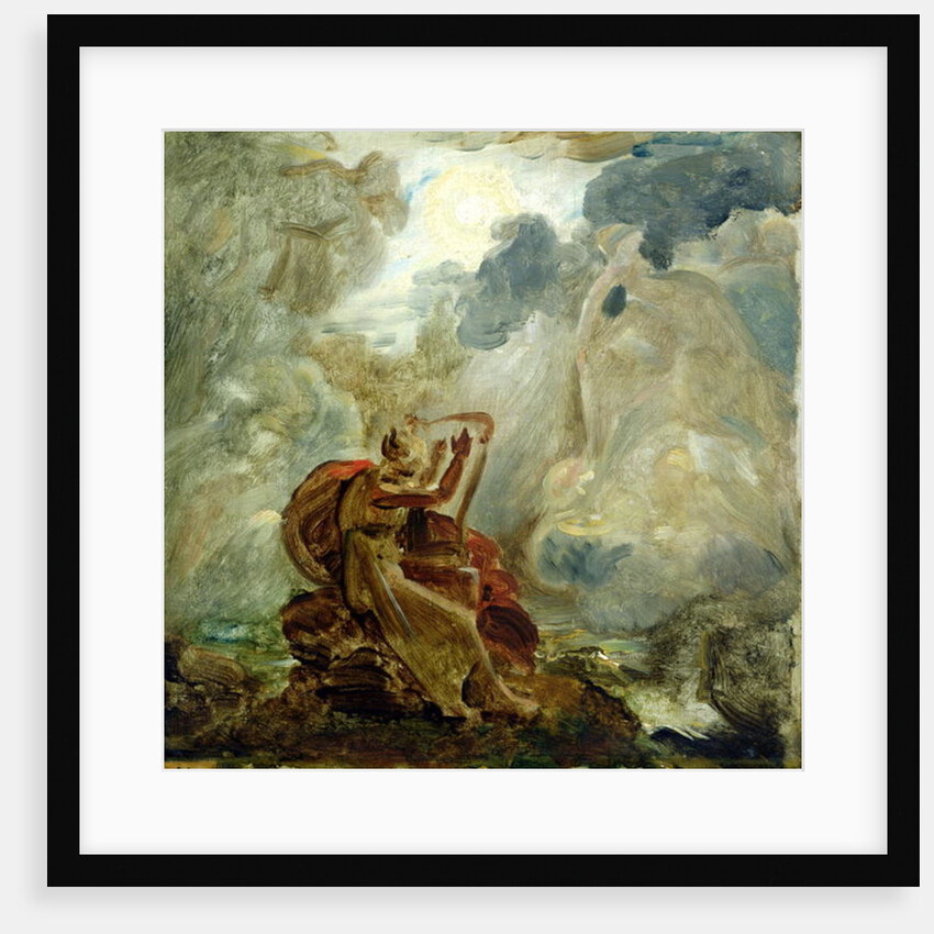 Ossian Conjures Up the Spirits with His Harp on the Banks of the River of Lora, c.1811 by Francois Pascal Simon Baron Gerard