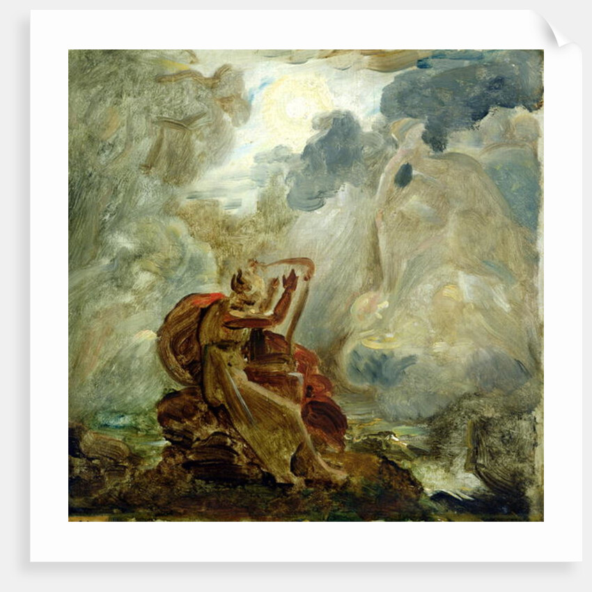 Ossian Conjures Up the Spirits with His Harp on the Banks of the River of Lora, c.1811 by Francois Pascal Simon Baron Gerard