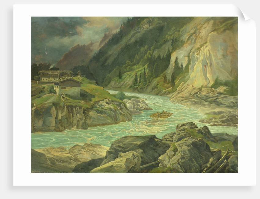 Rapids on the River Isar, 1830 by Carl Morgenstern