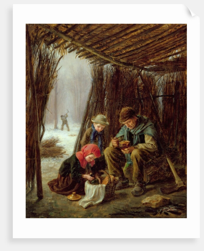The Woodcutter's Meal, 1873 by Pierre Edouard Frere
