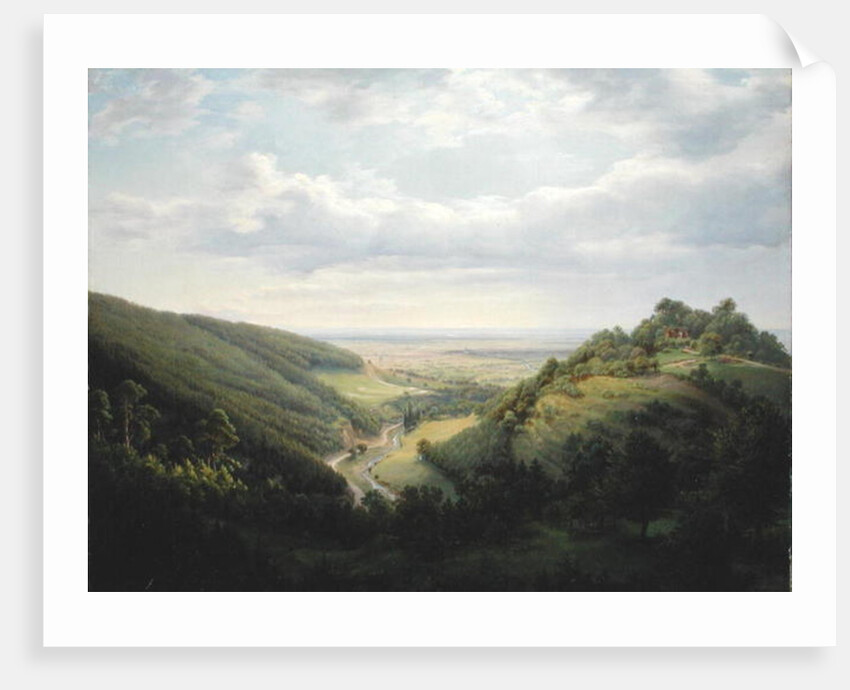 View of Holy Mountain and the Mountain Pass, 1846 by Heinrich Schilbach