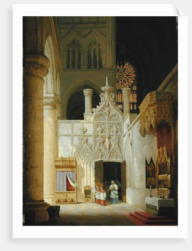 Gothic Church, 1831 by Max Emanuel Ainmiller