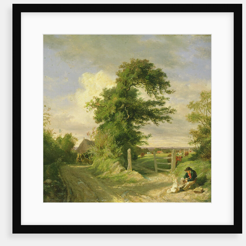 Gut Neverstaven, near Oldesloe, 1859 by Otto Speckter