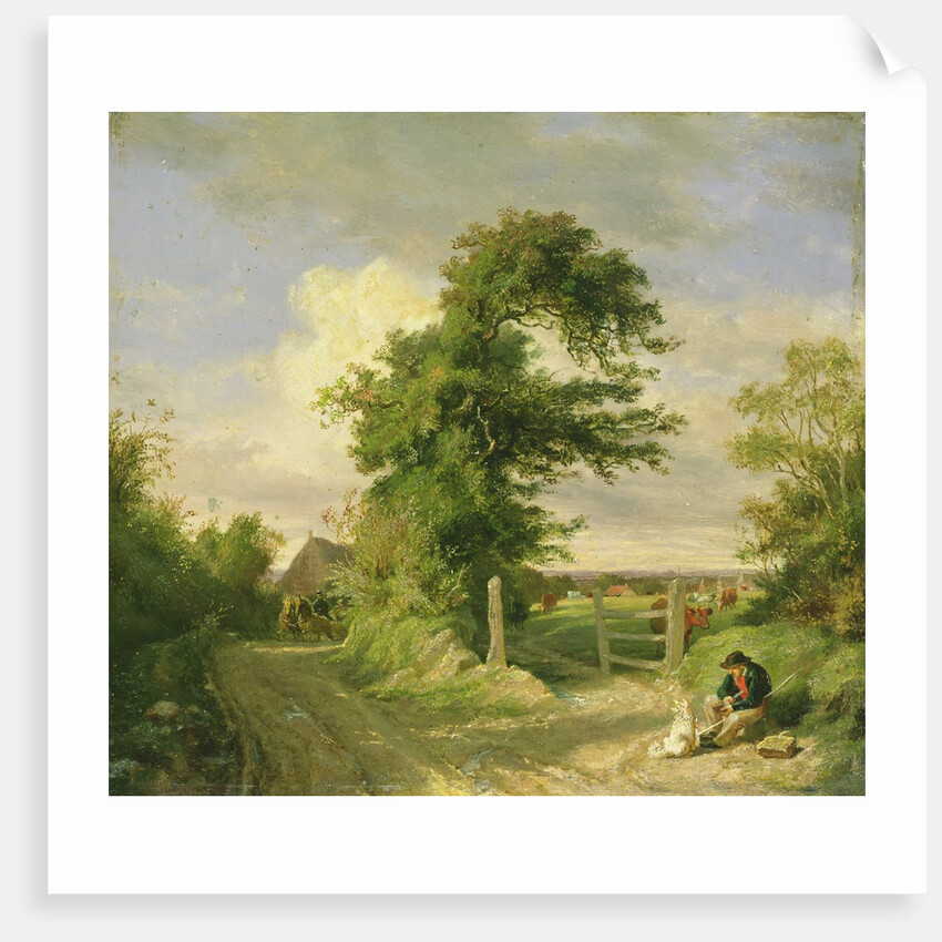 Gut Neverstaven, near Oldesloe, 1859 by Otto Speckter