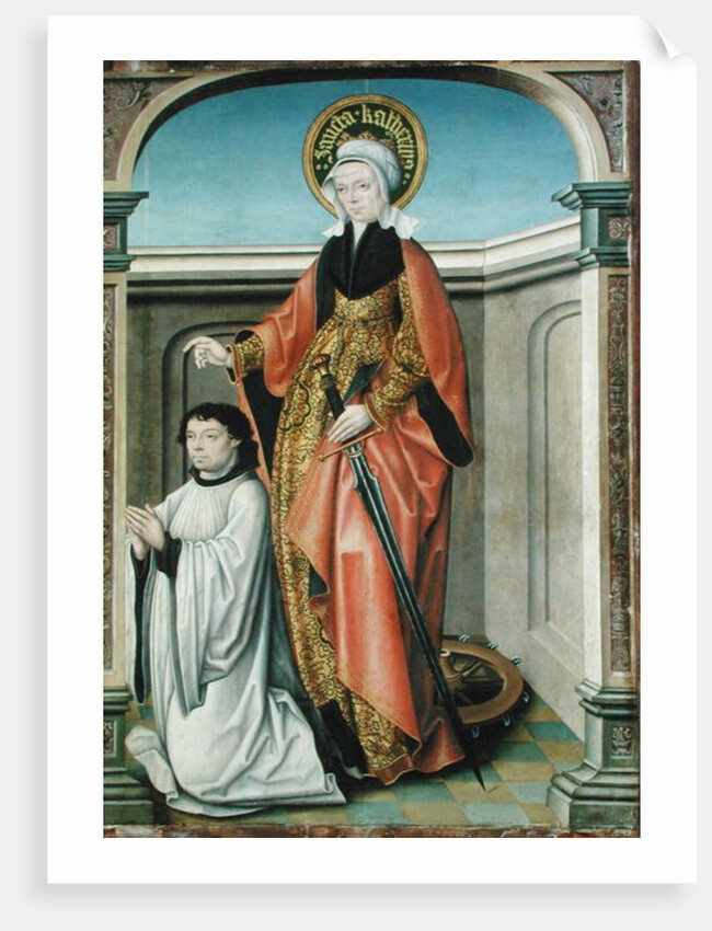 St. Catherine of Alexandria by The Master of Kappenberg