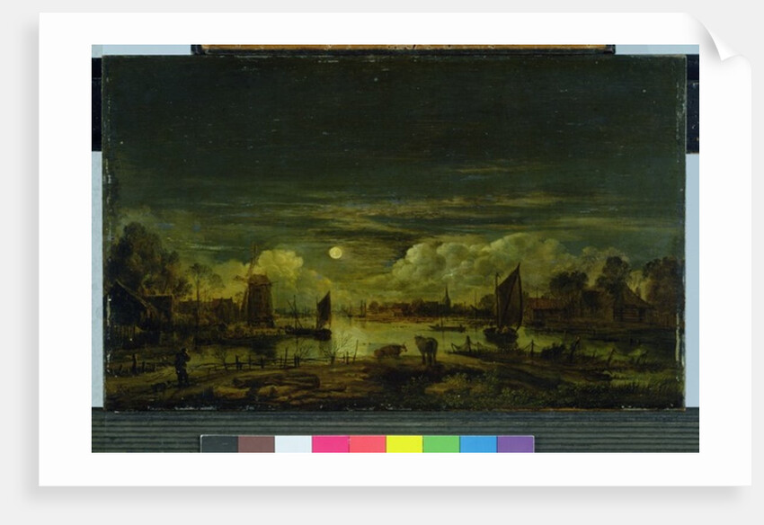 Moonlit Landscape by Aert van der Neer