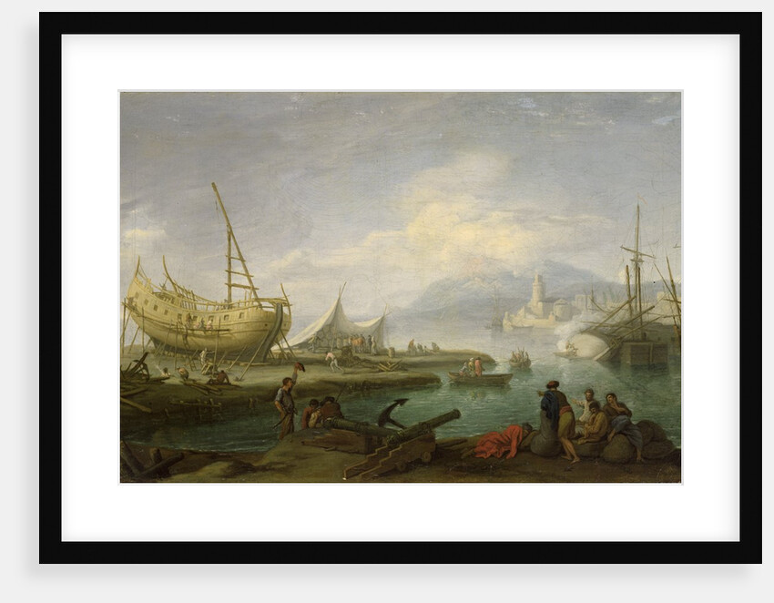 Coastal Landscape by Jacob-Philippe Hackert