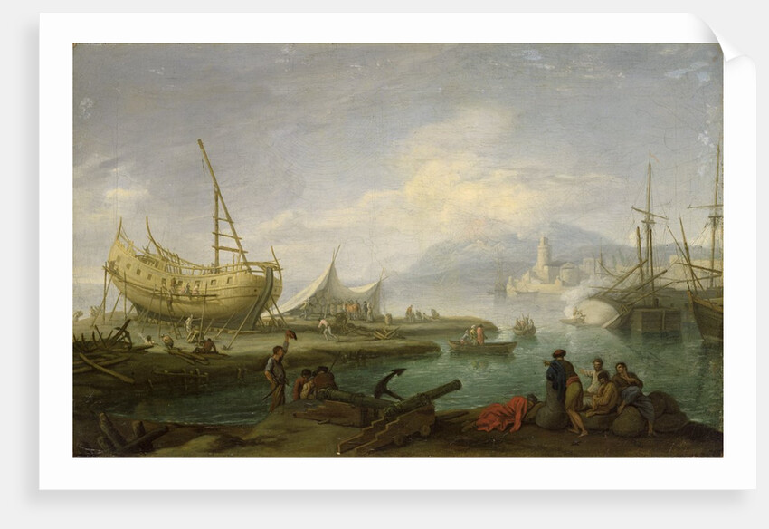 Coastal Landscape by Jacob-Philippe Hackert