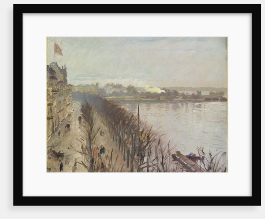 Binnenalster and Neuer Junfernstieg in Hamburg by Laurits Regner Tuxen