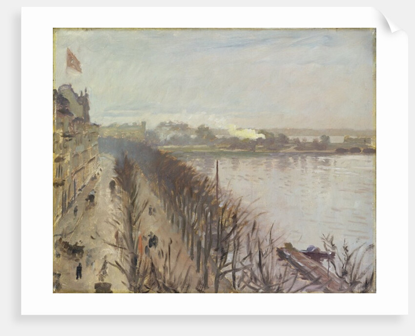 Binnenalster and Neuer Junfernstieg in Hamburg by Laurits Regner Tuxen