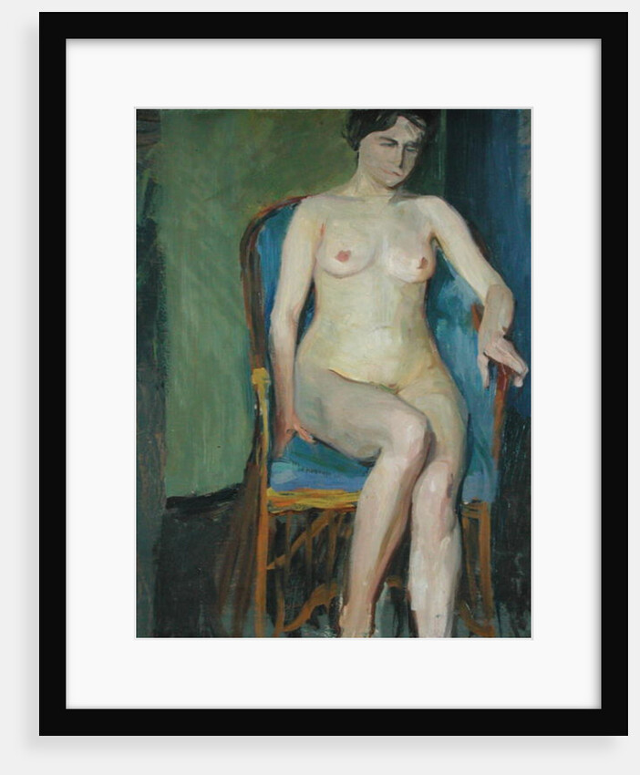 Seated Nude by Franz Nolken