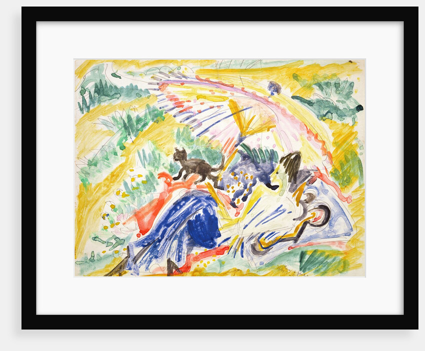 Sunbathing, 1919 by Ernst Ludwig Kirchner