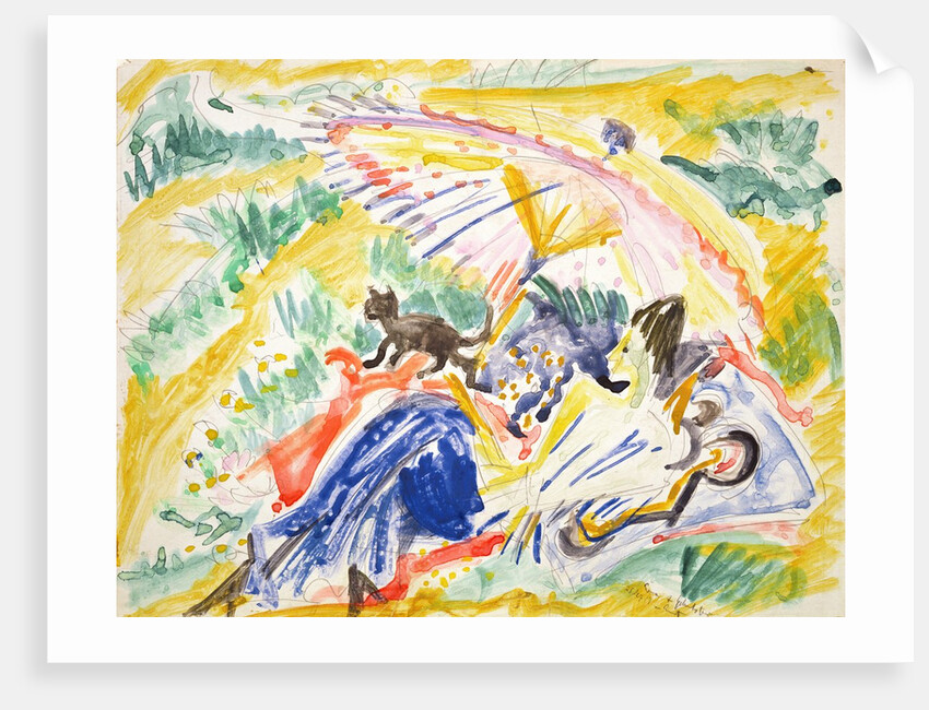 Sunbathing, 1919 by Ernst Ludwig Kirchner