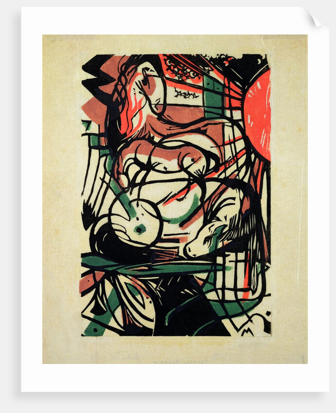 The Birth of the Horse, 1913 by Franz Marc