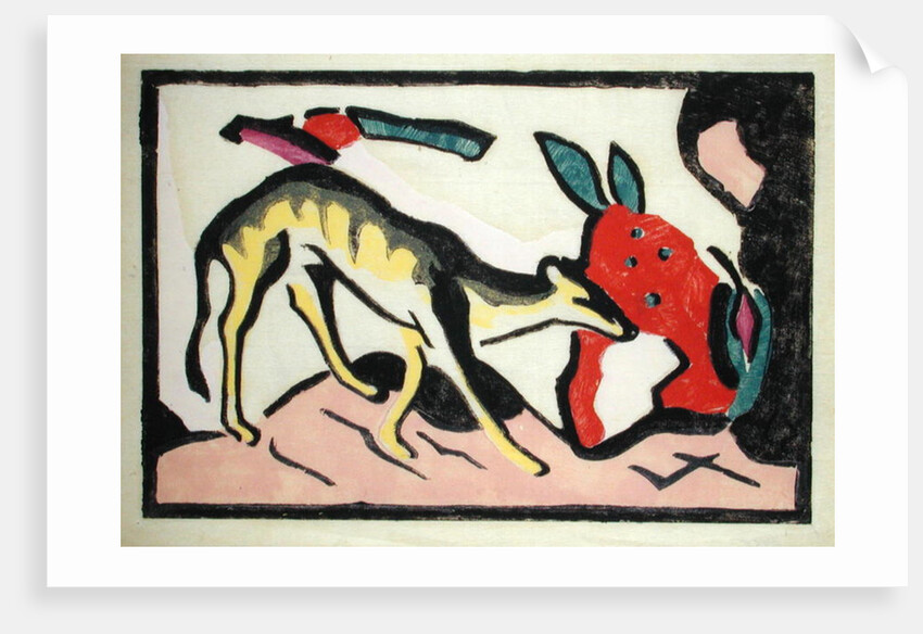 Faultier, 1912 by Franz Marc