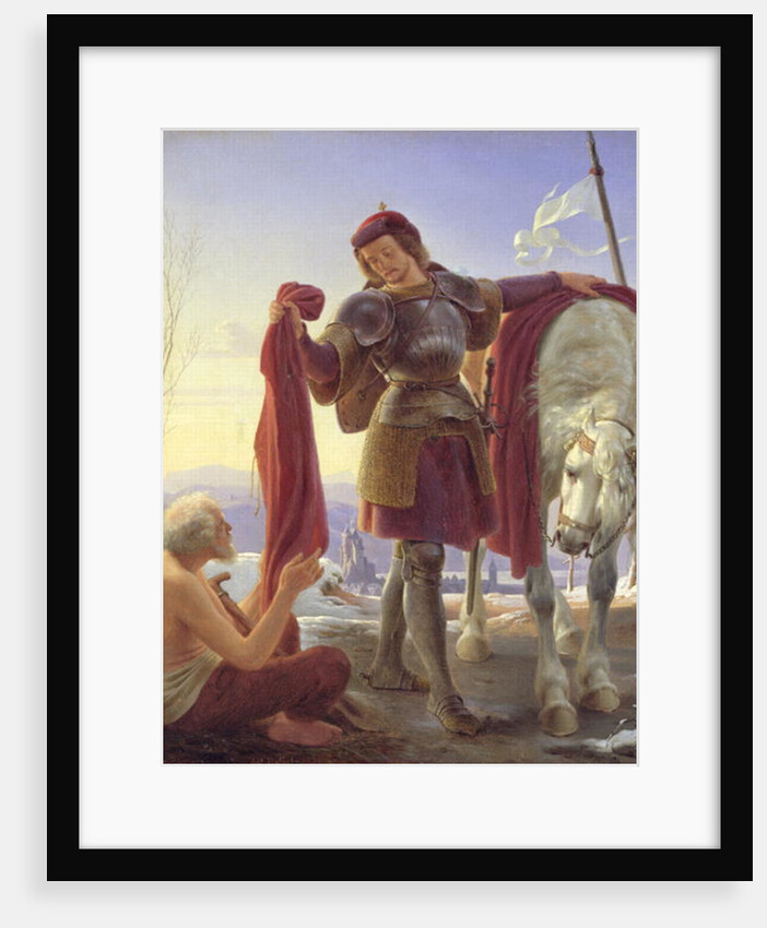 St. Martin and the Beggar, 1836 by Alfred Rethel