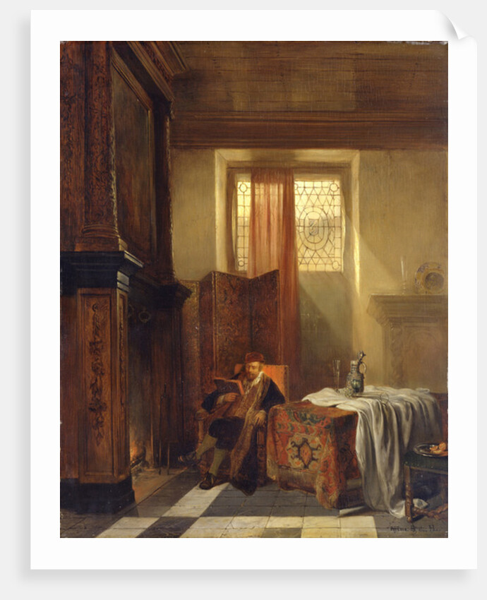 The Philosopher, 1844 by Hubertus van Hove