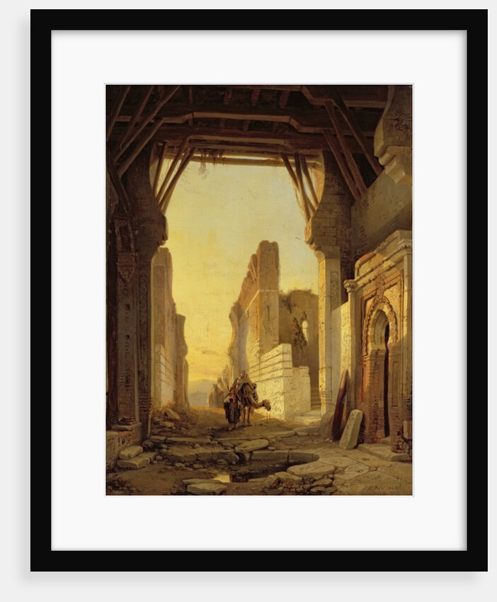 The Gates of El Geber in Morocco by Francois Antoine Bossuet