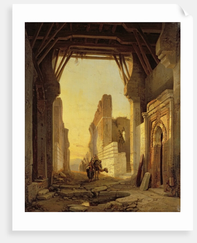 The Gates of El Geber in Morocco by Francois Antoine Bossuet