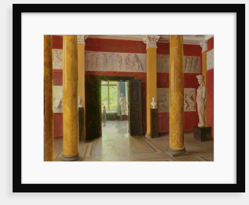 The Hall of Columns in the old part of the Hamburg Kunsthalle, 1928 by Julius August Friedrich Theodor von Ehren