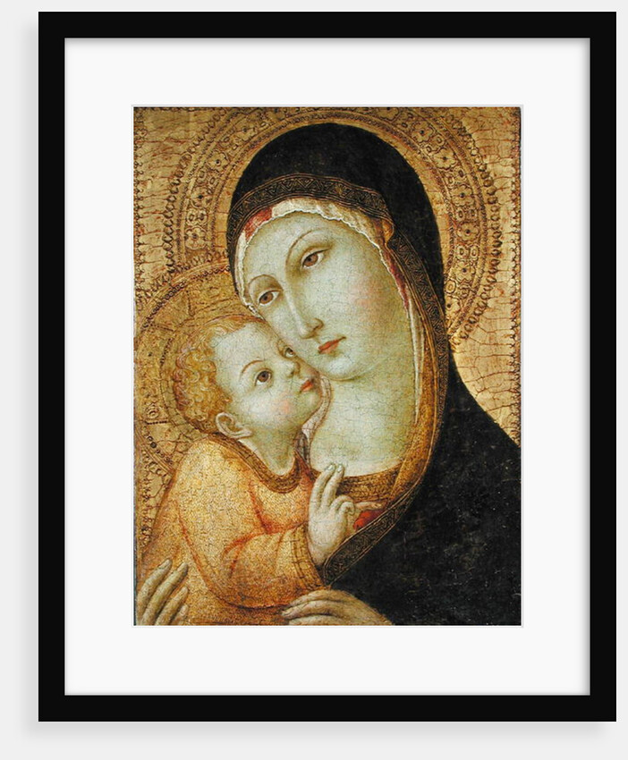 Madonna and Child by Sano di also Ansano di Pietro di Mencio Pietro