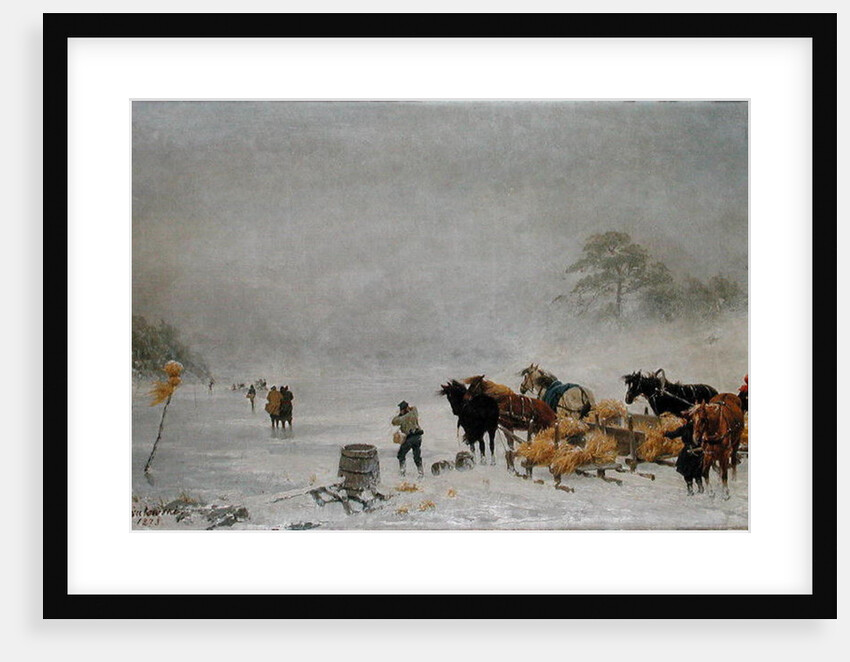 Sledges on the Ice, 1873 by Arthur Nikutowski