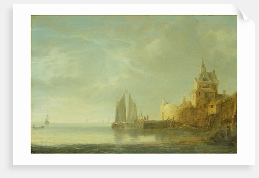 Outside Rotterdam by Simon Jacobsz. Vlieger