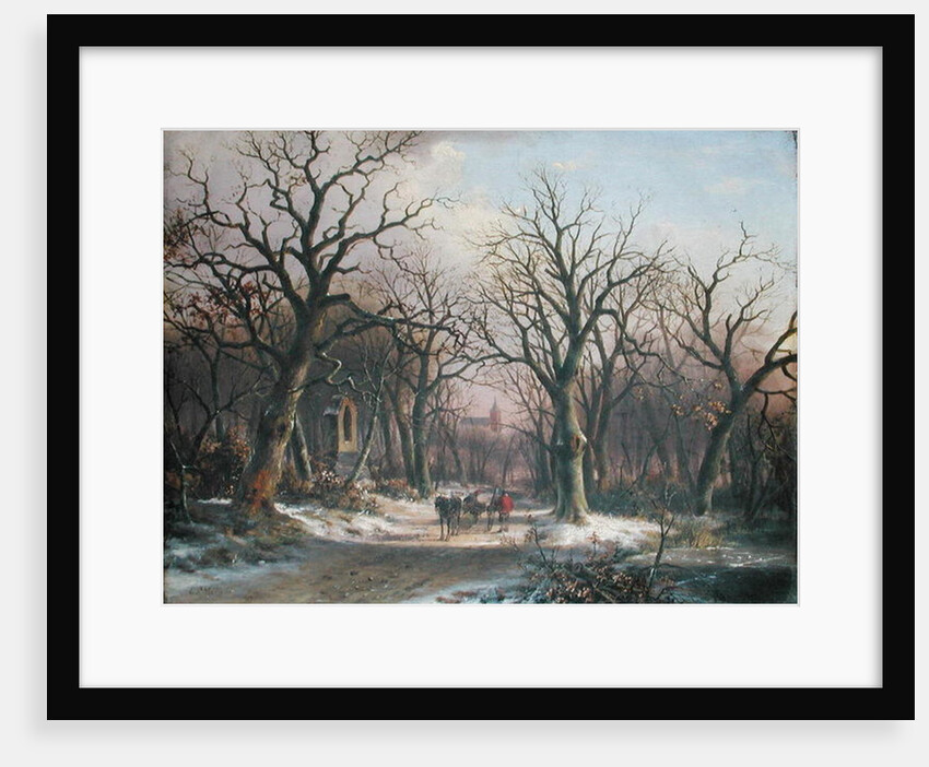 Winter Landscape by Everadus Benedictus Mirani