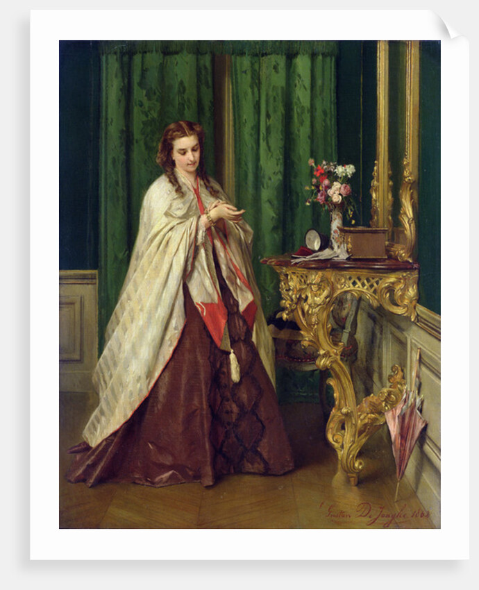 Woman at her Toilet, 1862 by Gustave Leonard de Jonghe